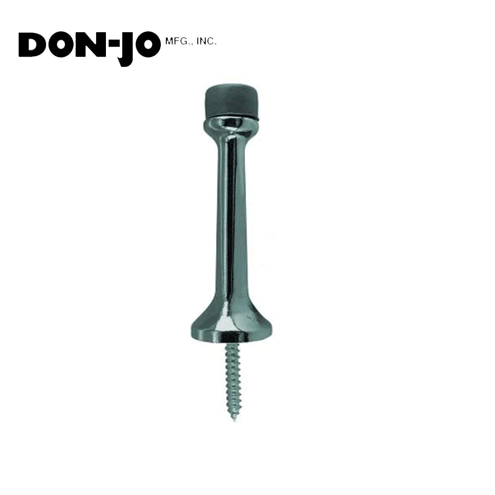 Don-Jo - 1504-626 - Rigid Base Stop with Cast Aluminum 1 Base and 3 Projection - 626 (Satin Chromium Plated)