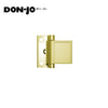 Don-Jo - 1606-605 - Door Flip Guard with 3" Length and 2-3/4" Width - 605 (Bright Brass Finish)