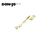 Don-Jo - 1634-605 - Dutch Door Bolt with 12 Length and 1-5/8 Width - 605 (Bright Brass Finish)