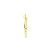 Don-Jo - 1640-605 - Manual Flush Bolt for Wood Door 6 Length and 3/4 Width with ANSI A156.16 - 605 (Bright Brass Finish)