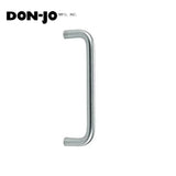 Don-Jo - 17-630 - Door Pull with 10 CTC and ANSI: J401 - 630 (Satin Stainless Steel Finish)