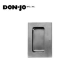 Don-Jo - 1848-630 - Flush Cup Pull Plate - 630 (Satin Stainless Steel Finish)