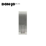 Don-Jo - 1858-630 - Flush Cup Pull Plate - 630 (Satin Stainless Steel Finish)