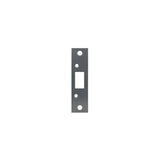 Don-Jo - 2-SDS-SL - Security Strike for Deadbolt 13 Gauge Steel - No Lip with 4-7/8Height and 1-1/4 Width - SL (Aluminum Painted Finish)