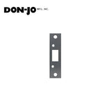 Don-Jo - 2-SDS-SL - Security Strike for Deadbolt 13 Gauge Steel - No Lip with 4-7/8Height and 1-1/4 Width - SL (Aluminum Painted Finish)