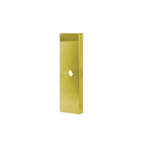 Don-Jo - 20-PB-CW - Wrap Around Plate 22 Gauge Steel 20 Height and 5-1/8 Width with 2-3/4 Backset - PB (Bright Brass Finish-605)