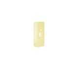 Don-Jo - 20-PB-FE - Wrap Around Plate 22 Gauge Steel 4-1/2 Height and 1 Width - PB (Bright Brass Finish-605)