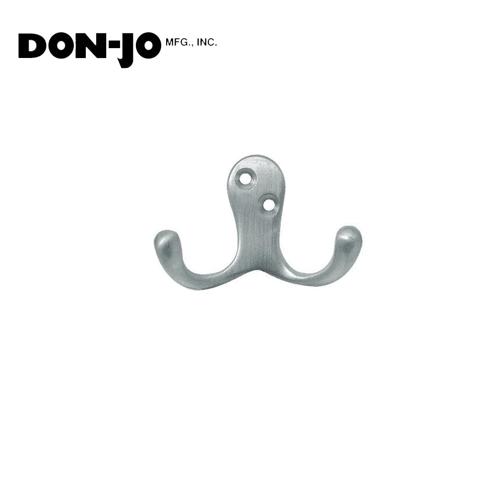 Don-Jo - 302-625 - Coat Hook Double Hook (Side by Side) - 625 (Bright Chromium Plated)