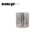 Don-Jo - 4020-LH-S-CW - Wrap Around Plate 22 Gauge Steel 12 Height and 5-1/8 Width with 2-3/4 Backset - S (Satin Stainless Steel Finish-630)