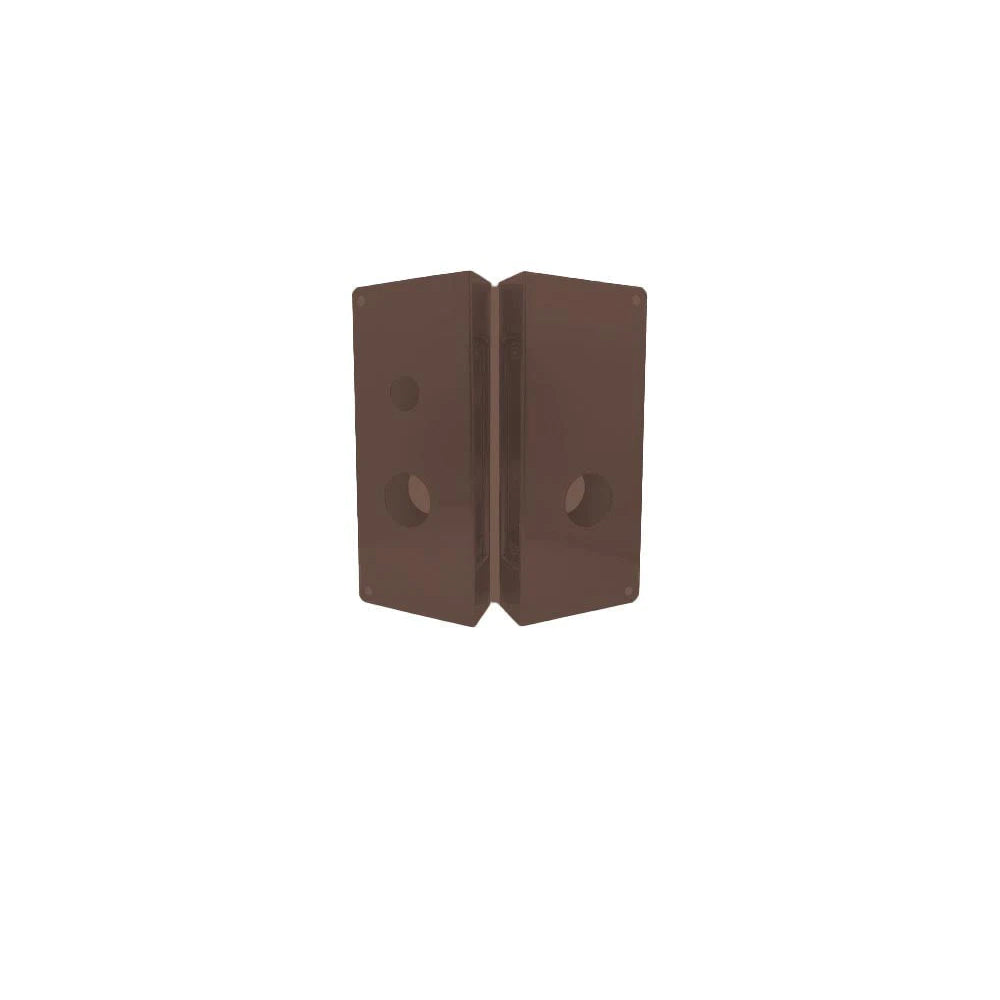 Don-Jo - 4020-LHR-10B-CW - Wrap Around Plate 22 Gauge Steel 12 Height and 5-1/8 Width with 2-3/4 Backset - 10B (Oil Rubbed Bronze Finish-613)
