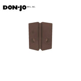 Don-Jo - 4020-LHR-10B-CW - Wrap Around Plate 22 Gauge Steel 12 Height and 5-1/8 Width with 2-3/4 Backset - 10B (Oil Rubbed Bronze Finish-613)