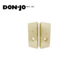 Don-Jo - 4020T-LHR-BZ-CW - Wrap Around Plate 22 Gauge Steel 12 Height and 5-1/8 Width with 2-3/4 Backset - BZ (Satin Bronze Finish-612)