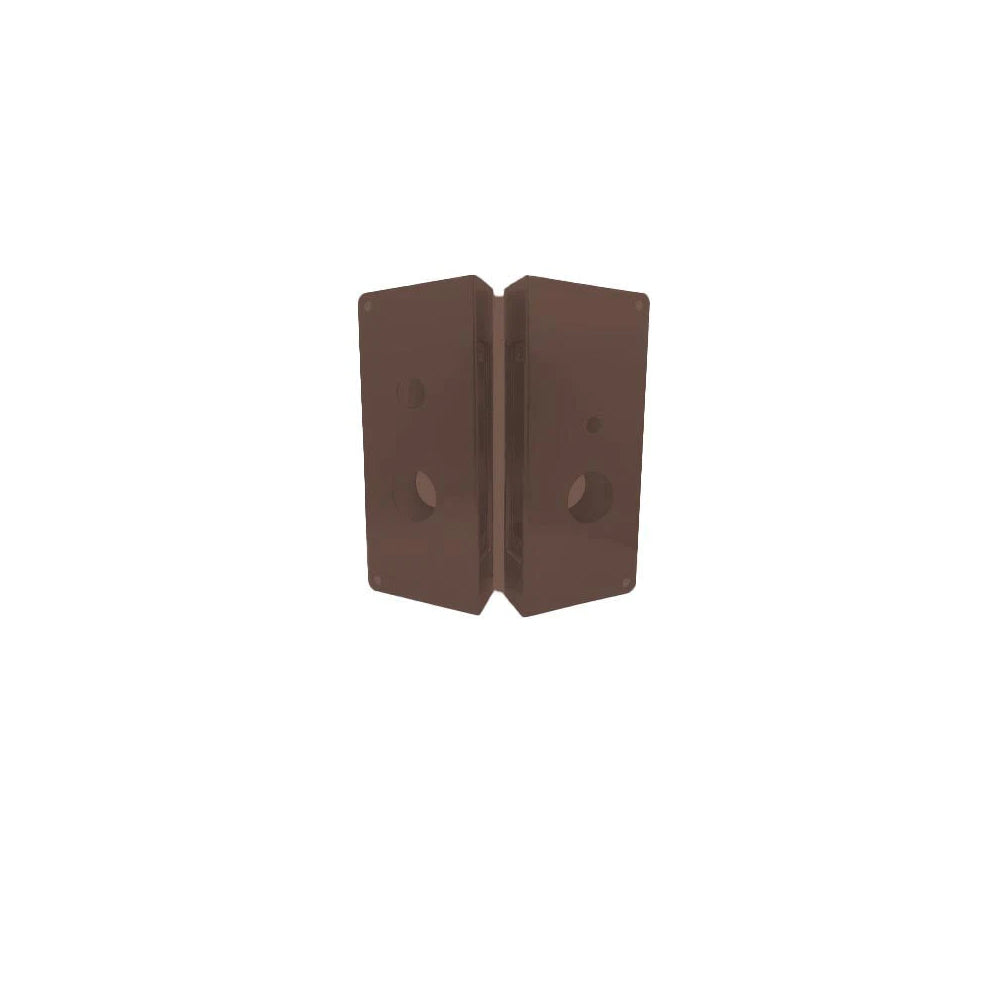 Don-Jo - 4020T-RH-10B-CW - Wrap Around Plate 22 Gauge Steel 12 Height and 5-1/8 Width with 2-3/4 Backset - 10B (Oil Rubbed Bronze Finish-613)
