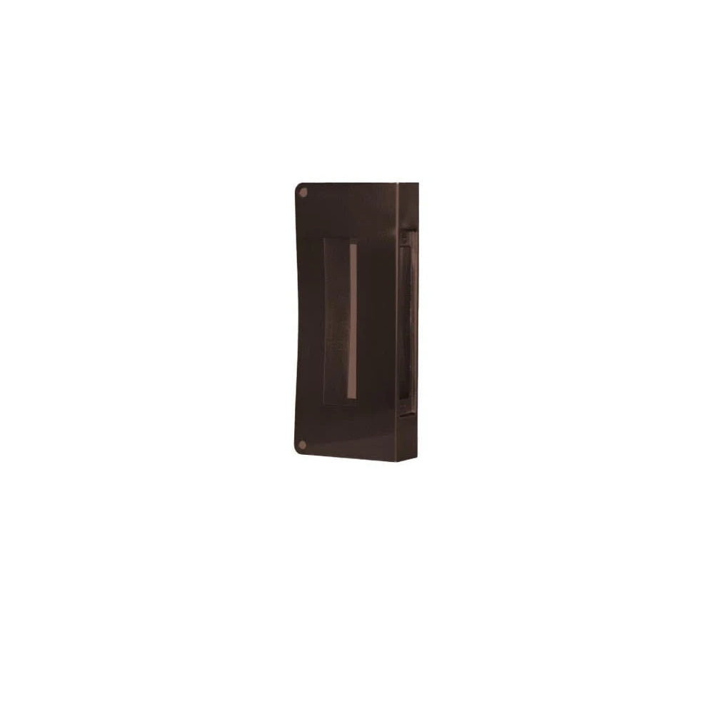 Don-Jo - 514-BZ-CW - Wrap Around Plate 22 Gauge Steel 12 Height and 5-1/8 Width - BZ (Satin Bronze Finish-612)