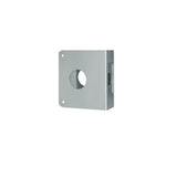 Don-Jo - 6-S-CW - Wrap Around Plate with 22 Gauge Steel, 4 Width and 4-1/2 Height - 2-3/8 Backset - S (Satin Stainless Steel Finish-630)
