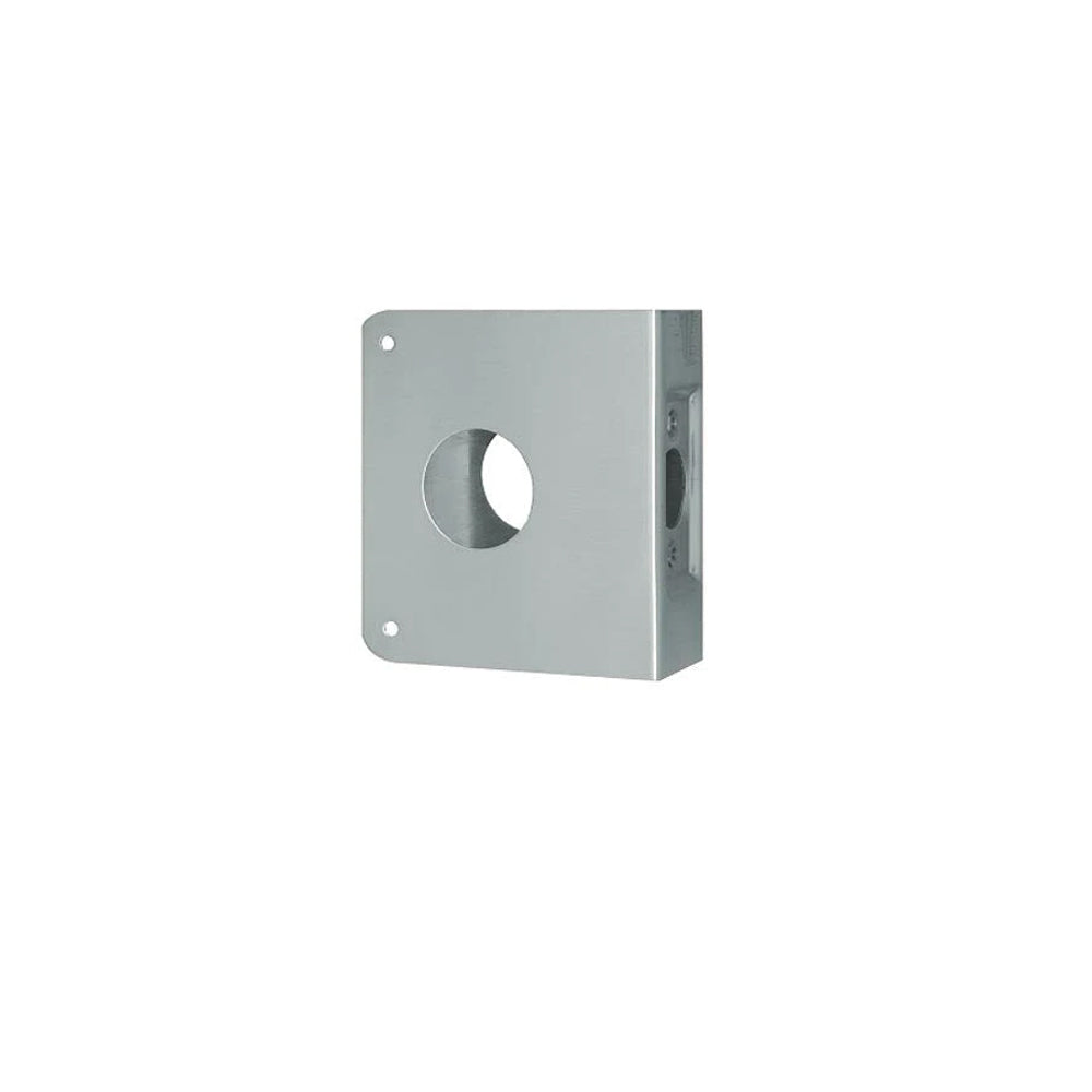 Don-Jo - 7-S-CW - Wrap Around Plate with 22 Gauge Steel, 4.1/4 Width and 4-1/2 Height - 2-3/4 Backset - S (Satin Stainless Steel Finish-630)