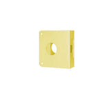 Don-Jo - 9-PB-CW - Wrap Around Plate with 22 Gauge Steel, 5 Width and 9 Height - 2-3/4 Backset - PB (Bright Brass Finish-605)
