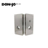 Don-Jo - 9080-RH-S-CW - Wrap Around Plate with 2-3/8" Backset - Right-Handed Reverse - S (Satin Stainless Steel Finish-630)