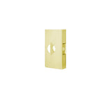 Don-Jo - 9K-PB-CW - Wrap Around Plate 22 Gauge Steel 4-3/4 Width and 9 Height with 2-1/8 Hole for Marks Cylindrical Lever Lock - 2-3/4 Backset - PB (Bright Brass Finish-605)