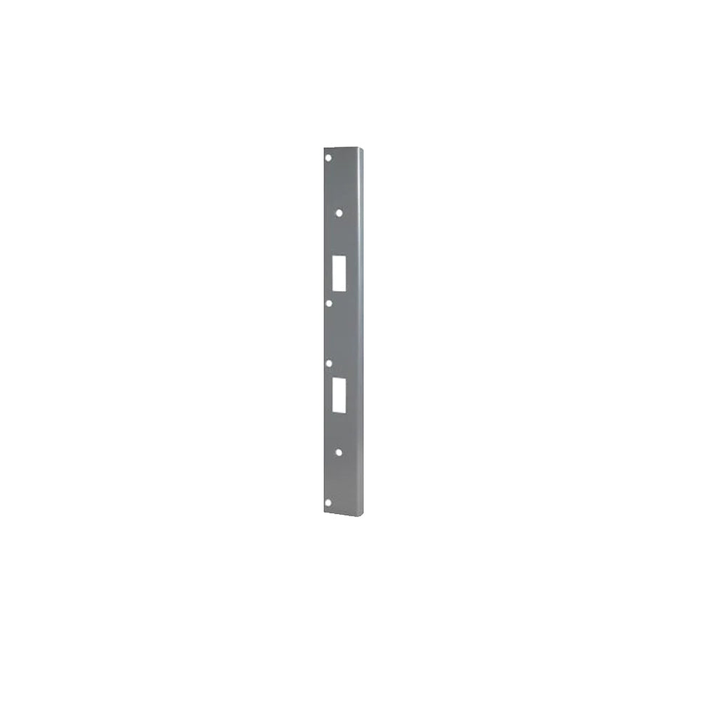 Don-Jo - AST-21342-SL - Double Hole Security Strike - 4 Centered Locksets with 13 Gauge Steel - 18 Height and 1-3/4 Width - SL (Aluminum Painted Finish)