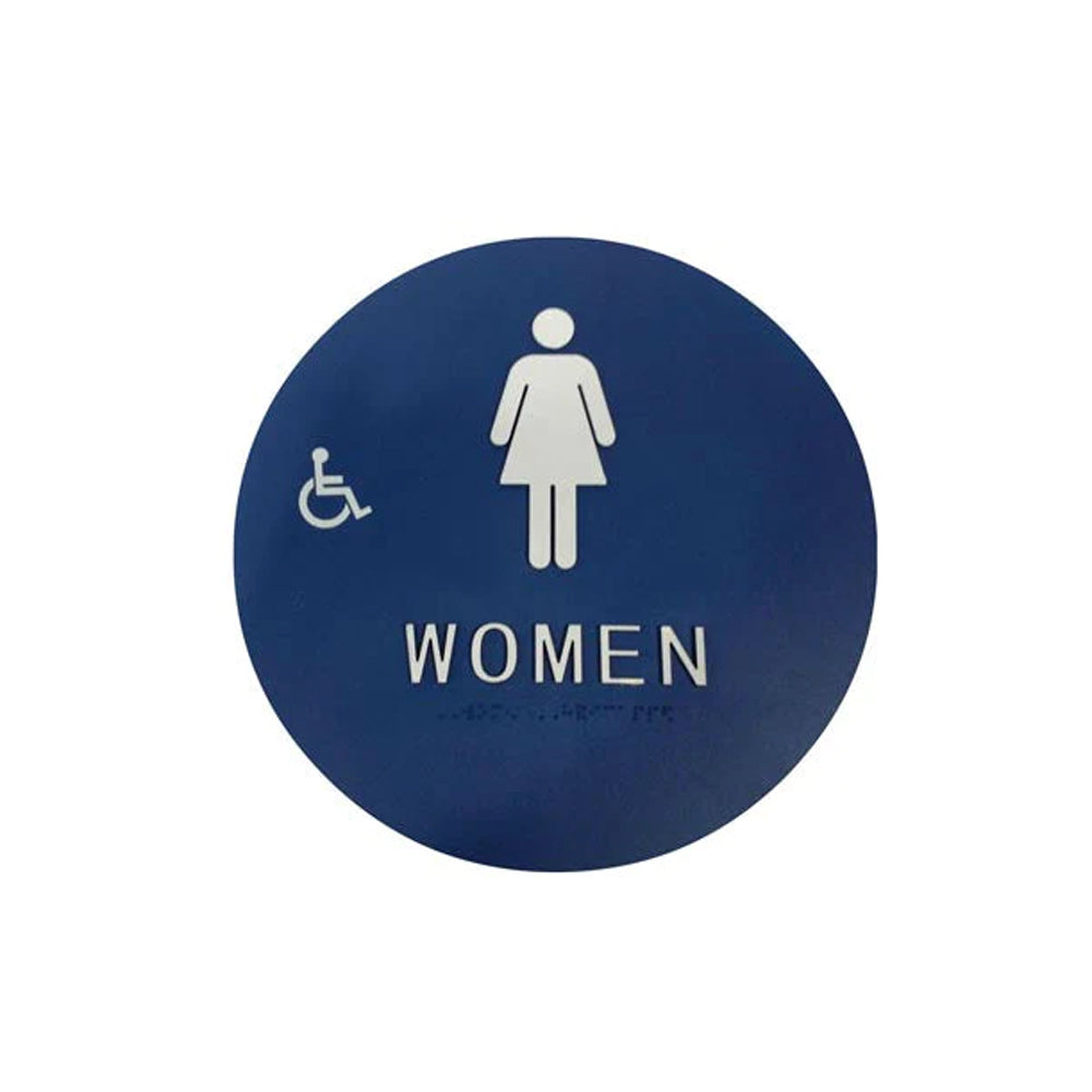 Don-Jo - CHS-2 - Title 24 Sign Women/Handicap Triangle White on Blue ...