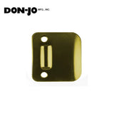 Don-Jo - D9115-605 - Extended Lip Dimple Strike - 605 (Bright Brass Finish)