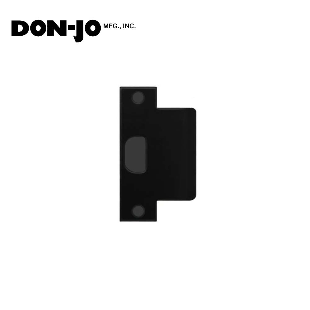 Don-Jo - EST-125-622 - Extended Lip ASA Strike - 622 (Flat Black Coated)