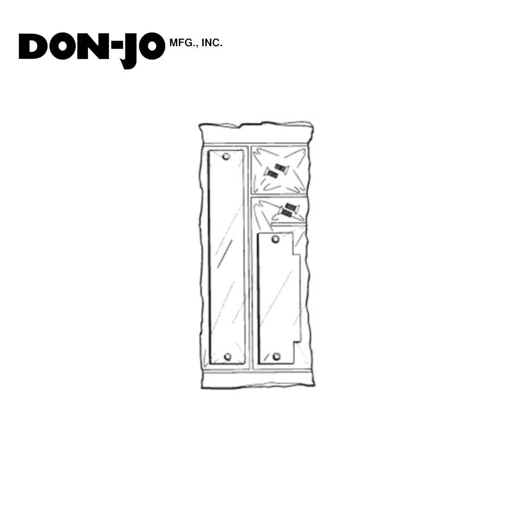 Don-Jo - FPK-86 - Filler Plate Kits 1/4 Gauge Steel Primed for Painting