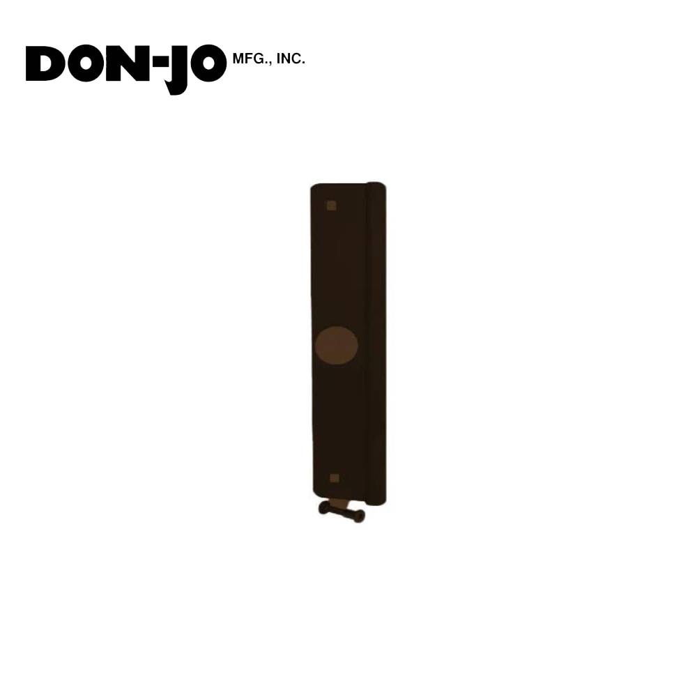 Don-Jo - LP-312-EBF-DU - Latch Protector for Outswinging Doors - DU (Duronodic Brown Coated)