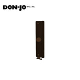 Don-Jo - LP-312-EBF-DU - Latch Protector for Outswinging Doors - DU (Duronodic Brown Coated)