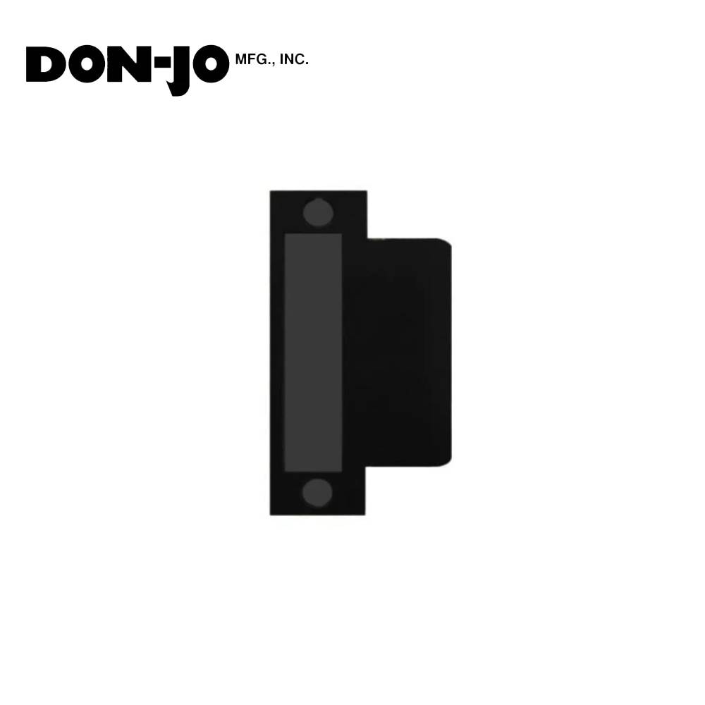 Don-Jo - MEST-158-622 - Extended Lip ASA Strike - 622 (Flat Black Coated)