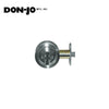 Don-Jo - PDL-103-625 - Pocket Door Lock - 625 (Bright Chromium Plated)