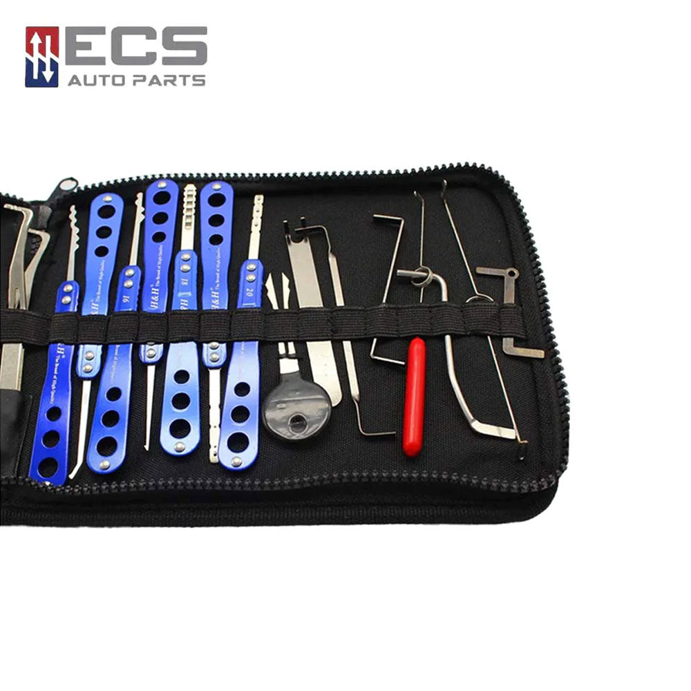 ECS AUTO PARTS Lock Pick Set 30 In One – Locksmith Keyless