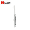 HAGER - 282D - Brass Manual Flush Bolt - 12" Rod Length