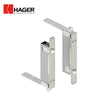 HAGER - 291D - Automatic Flush Bolt - 1/2" Square Bolt Head - 15/16" by 2-1/4" Mortise Strike