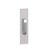 HAGER - 31E - Half Round Pull with Pull Plate - Square Corner