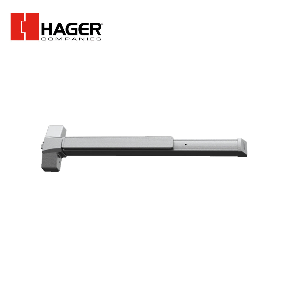 HAGER 4501 Wide Stile Pushpad Rim Exit Device 36 In. Grade 1