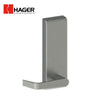 HAGER - 47BE - Exit Trim - Blank Escutcheon - Left Hand Reverse - Satin Stainless Steel