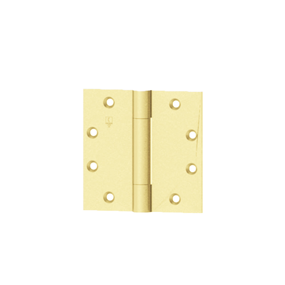 HAGER - AB750 5X5 US3 - Full Mortise Concealed Anti-Friction Bearing Hinge - Heavy Weight - 3 Knuckle 5 by 5 - Bright Brass-605