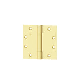HAGER - AB750 5X5 US3 - Full Mortise Concealed Anti-Friction Bearing Hinge - Heavy Weight - 3 Knuckle 5 by 5 - Bright Brass-605