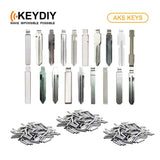 KEYDIY Remote Flip Key Blades and Roll Pins Bundle