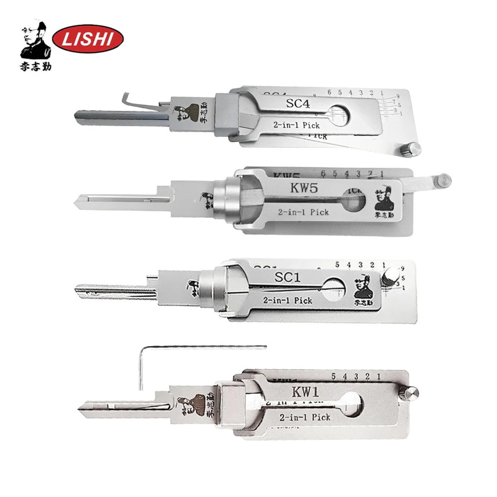Original Lishi - Residential Bundle with KW1, KW5, SC1, SC4 – Locksmith ...