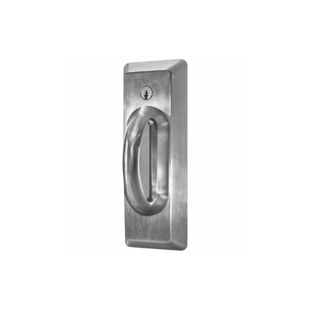 Marks USA - 195BHDW - Institution Cylindrical Lock - Key in Lever Cylinder - D-Lig Slide - Non-Handed - Grade 1 - Satin Stainless Steel