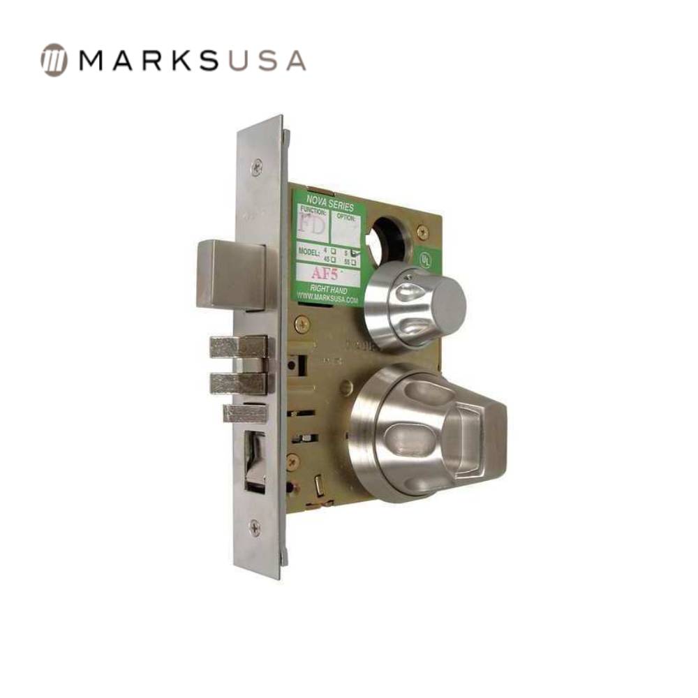 Marks USA 5SS55FS Dormitory Mortise Cylinder Lock AntiLigature