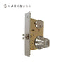 Marks USA - 5SS55GL - Institutional Privacy Mortise Cylinder Lock - Anti-Ligature Lever - Field Reversible - Grade 1 - Satin Stainless Steel