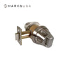 Marks USA - 5SS55L - Privacy Mortise Lock - Non-Keyed - Anti-Ligature Lever - Field Reversible - Grade 1 - Satin Stainless Steel