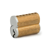 OLYMPUS LOCK - 207 - Small Format 7-Pin IC Core - Optional Keying - Optional Keyway- US26D (Satin Chrome-626)