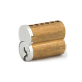 OLYMPUS LOCK - 207 - Small Format 7-Pin IC Core - Optional Keying - A Keyway - US26 (Polished Chrome-625)