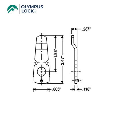 OLYMPUS LOCK - 720-3-2 - 2.47