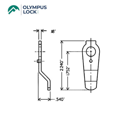 OLYMPUS LOCK - 720-3-3 - 2.24